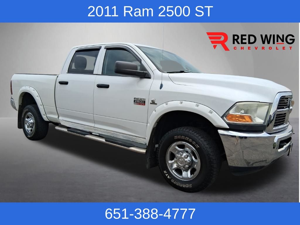 Bright White Clearcoat 2011 RAM 2500 Pickup Truck 6-Speed Automatic