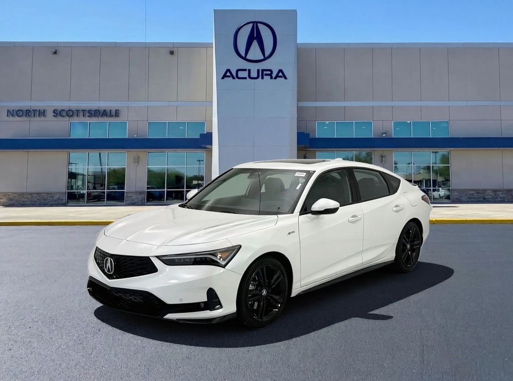 Platinum White Pearl 2026 Acura Integra Hatchback Front-Wheel Drive Continuously Variable Transmission