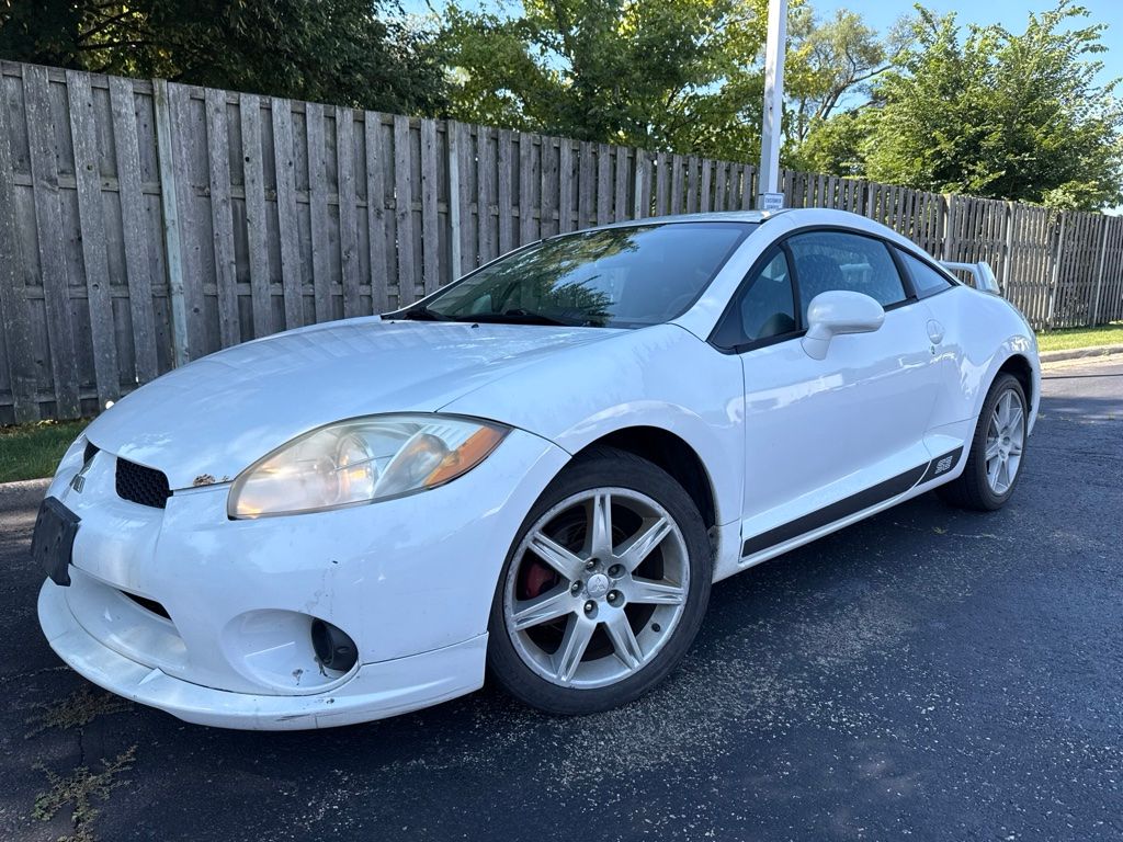 Northstar White 2008 Mitsubishi Eclipse Hatchback Front-Wheel Drive 4-Speed Automatic