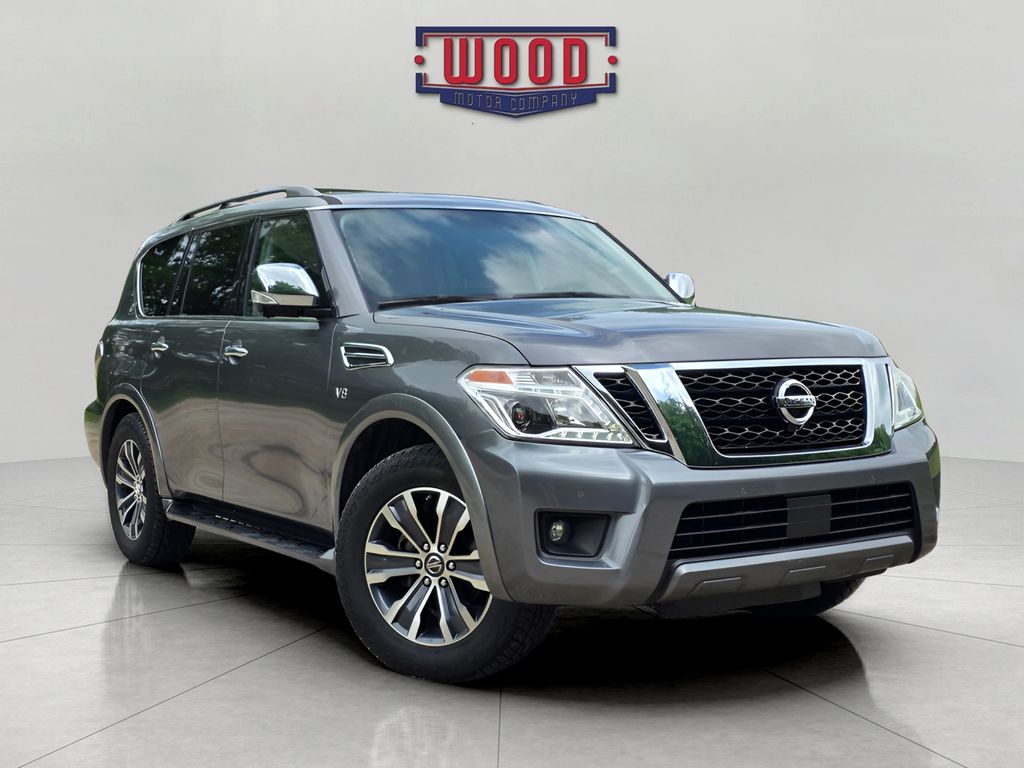 Gray (Gun Metallic) 2018 Nissan Armada SL SUV / Crossover 4X2 7-Speed Automatic