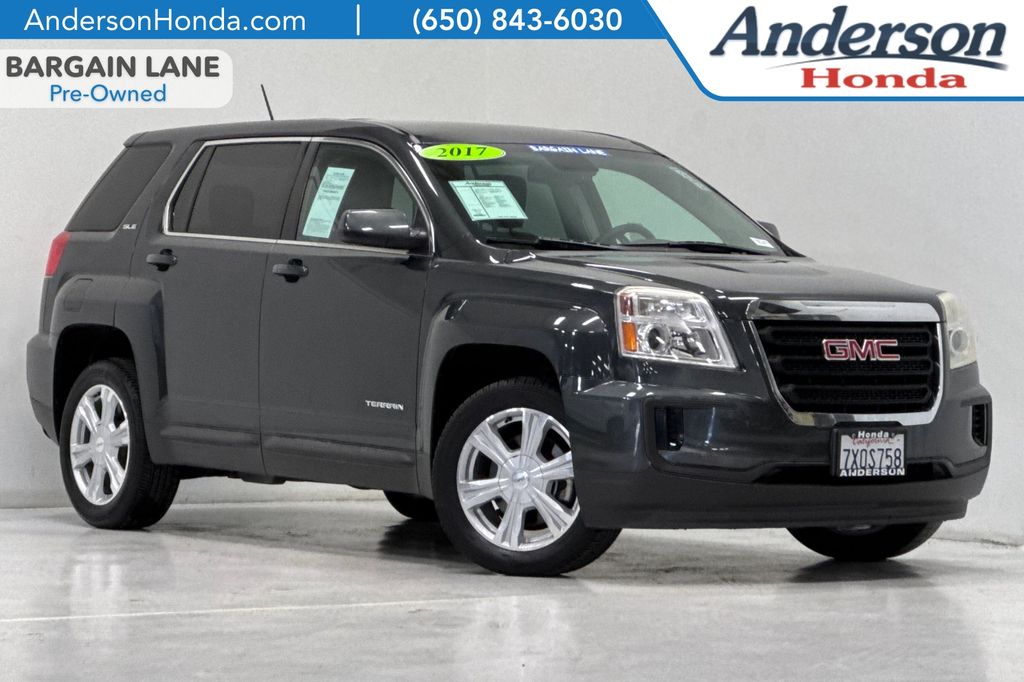 Graphite Gray Metallic 2017 GMC Terrain SLE1 SUV / Crossover Front-Wheel Drive 6-Speed Automatic