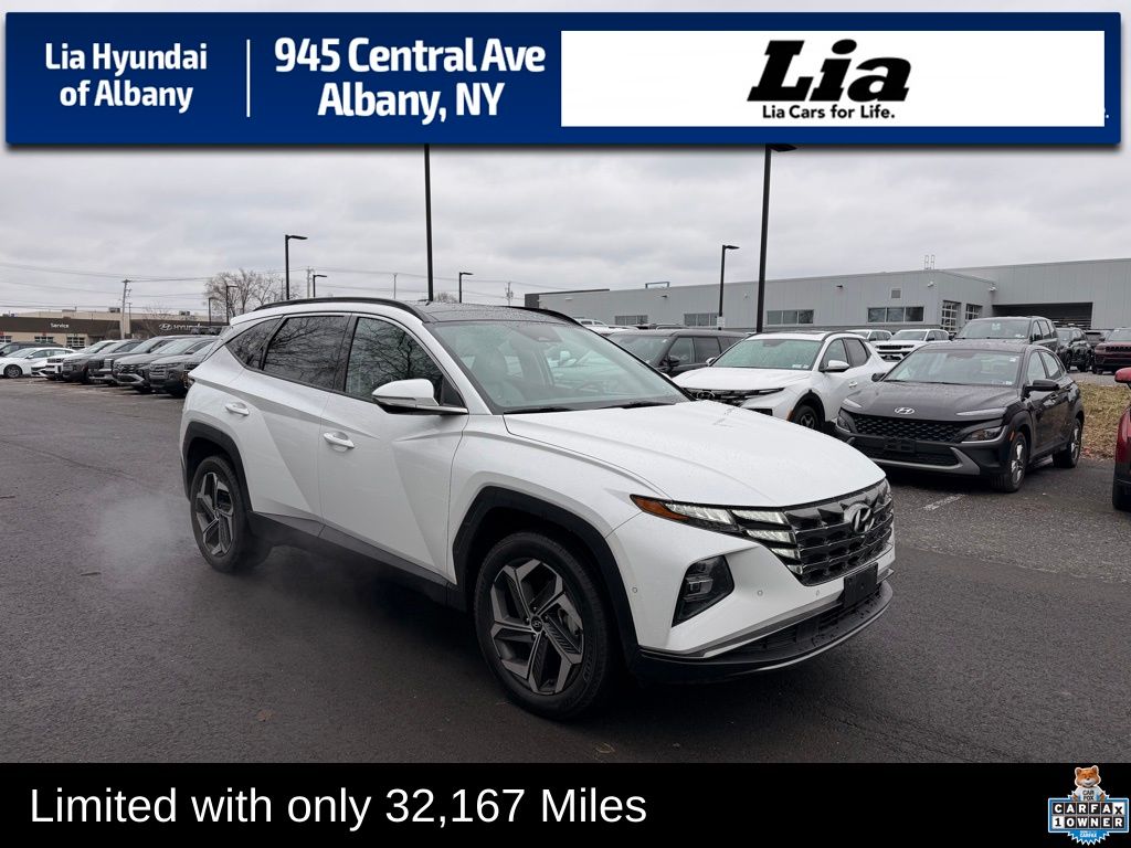 Serenity White Pearl 2023 Hyundai Tucson Limited AWD SUV / Crossover All-Wheel Drive 8-Speed Automatic