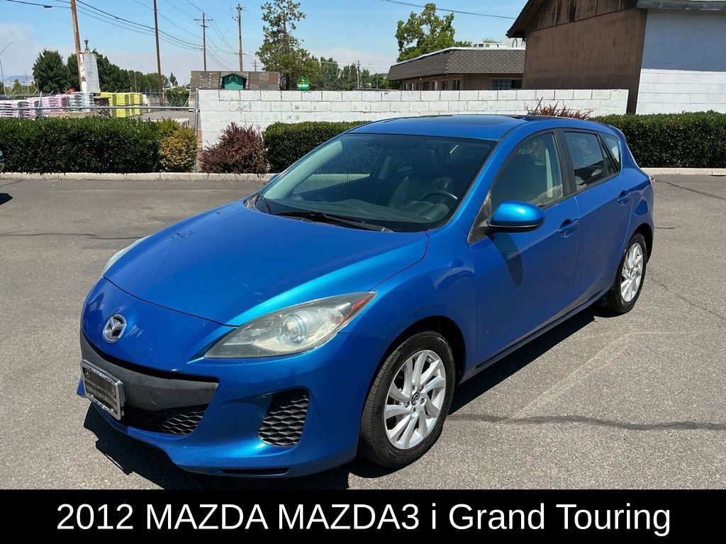 Sky Blue Mica 2012 Mazda MAZDA3 Hatchback Front-Wheel Drive 6-Speed Automatic