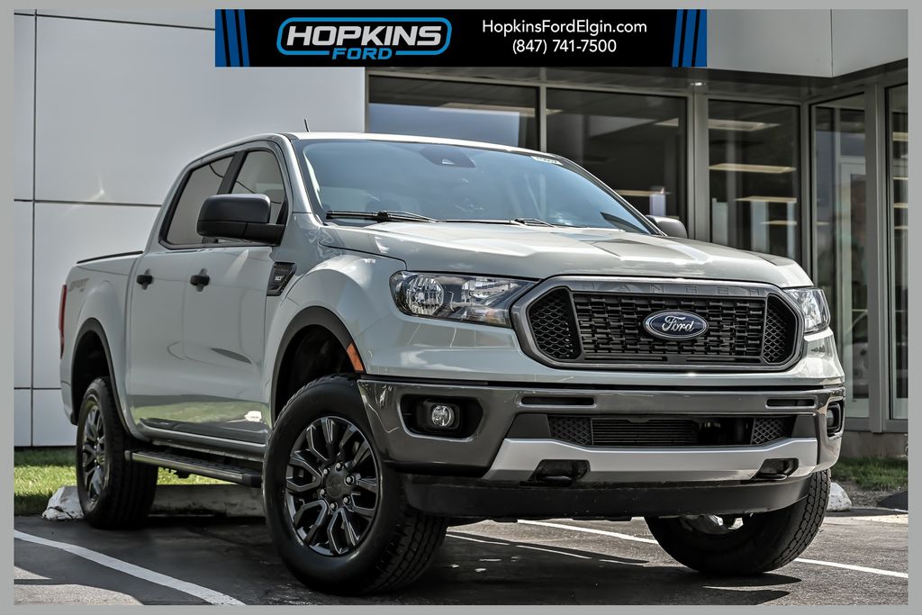 Cactus Gray 2023 Ford Ranger Pickup Truck Four-Wheel Drive Automatic