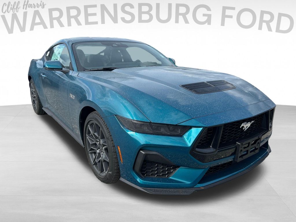 Adriatic Blue Metallic 2026 Ford Mustang Coupe Rear-Wheel Drive Automatic