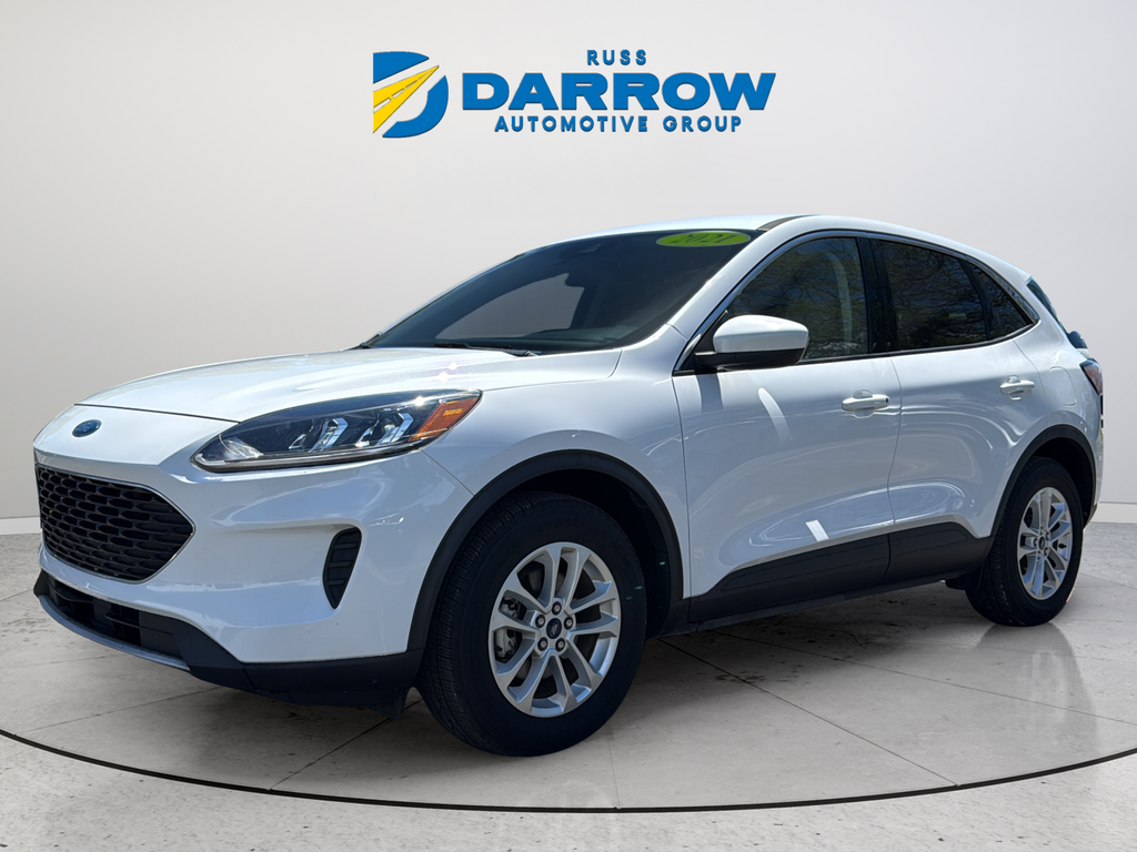 Oxford White 2021 Ford Escape Hybrid SUV / Crossover All-Wheel Drive Continuously Variable Transmission