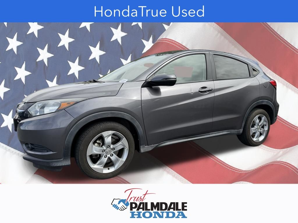 Gray (Modern Steel Metallic) 2016 Honda HR-V EX SUV / Crossover Front-Wheel Drive Continuously Variable Transmission