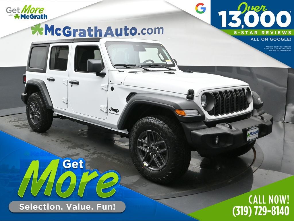 Bright White Clearcoat 2026 Jeep Wrangler SUV / Crossover Four-Wheel Drive 8-Speed Automatic