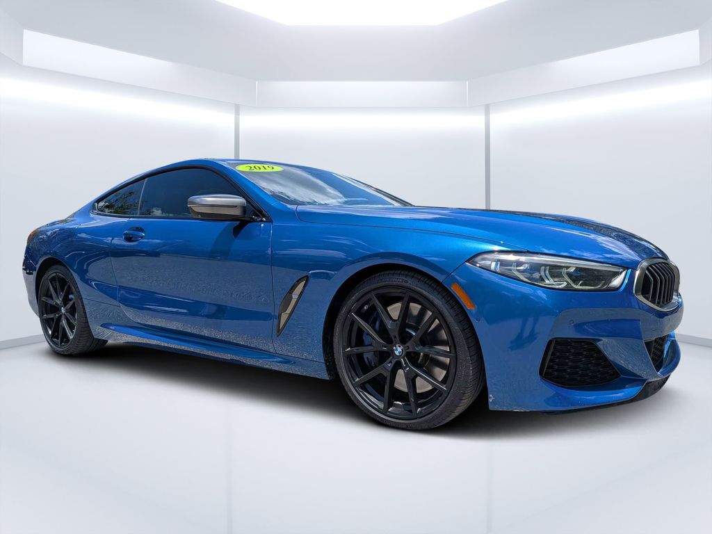 Sonic Speed Blue Metallic 2019 BMW 8 Series Coupe All-Wheel Drive Automatic