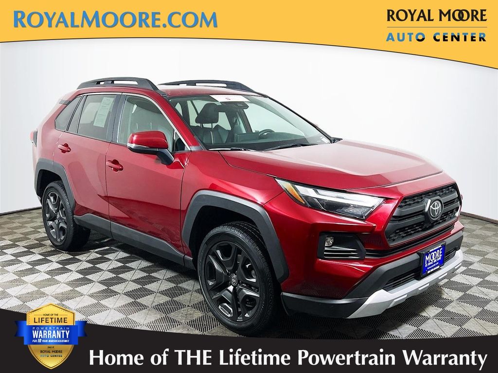Red (Ruby Flare Pearl) 2024 Toyota RAV4 Adventure AWD SUV / Crossover All-Wheel Drive 8-Speed Automatic