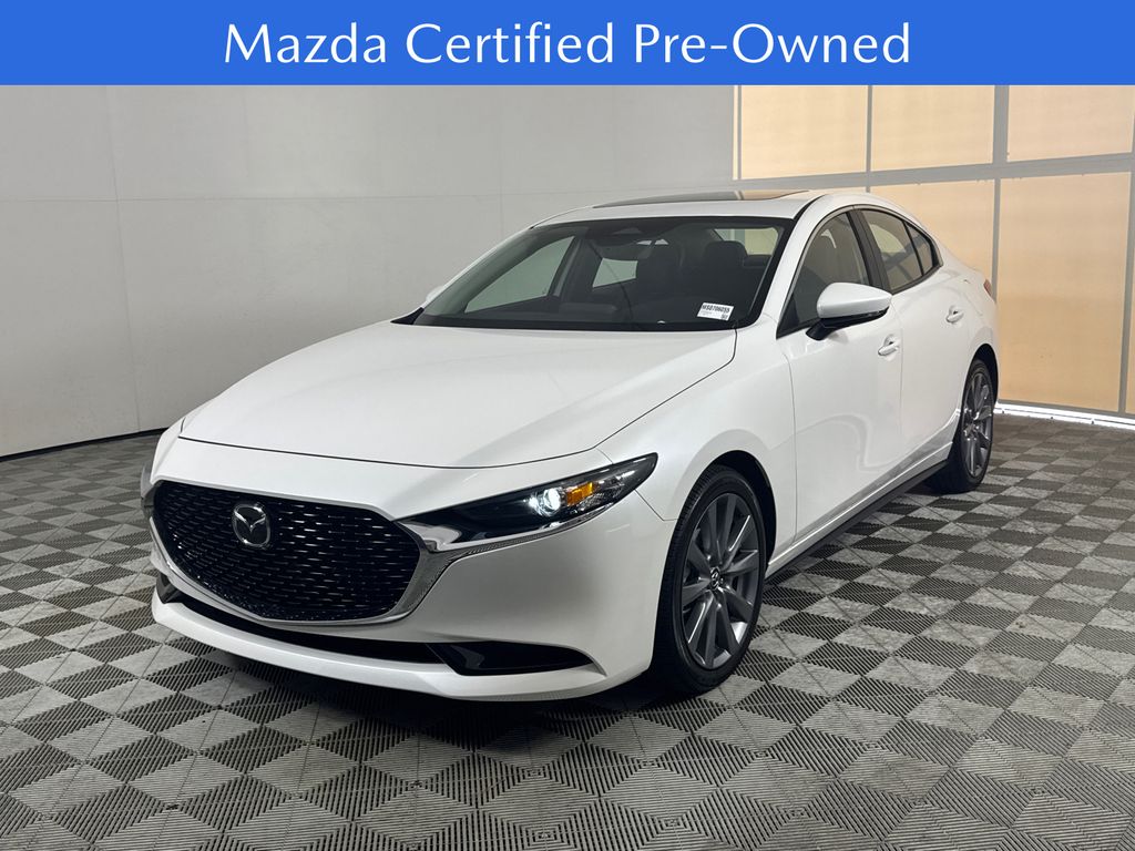 Snowflake White Pearl Mica 2025 Mazda MAZDA3 2.5 S Preferred Sedan FWD Sedan Front-Wheel Drive 6-Speed Automatic