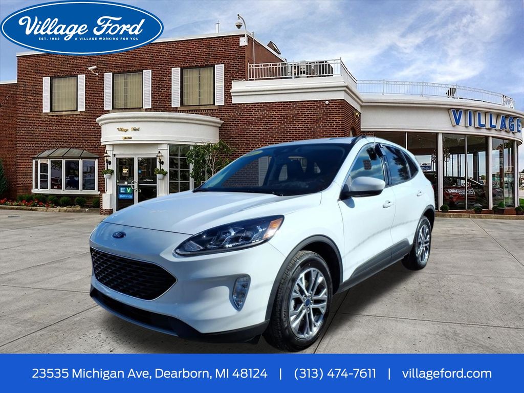 Oxford White 2022 Ford Escape SEL AWD SUV / Crossover All-Wheel Drive 8-Speed Automatic