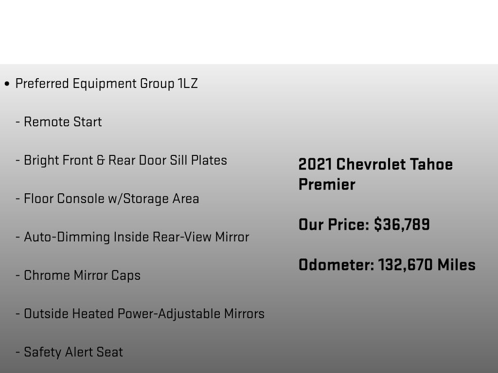 2021 Chevrolet Tahoe Premier Blue at Carlisle Cadillac Buick GMC