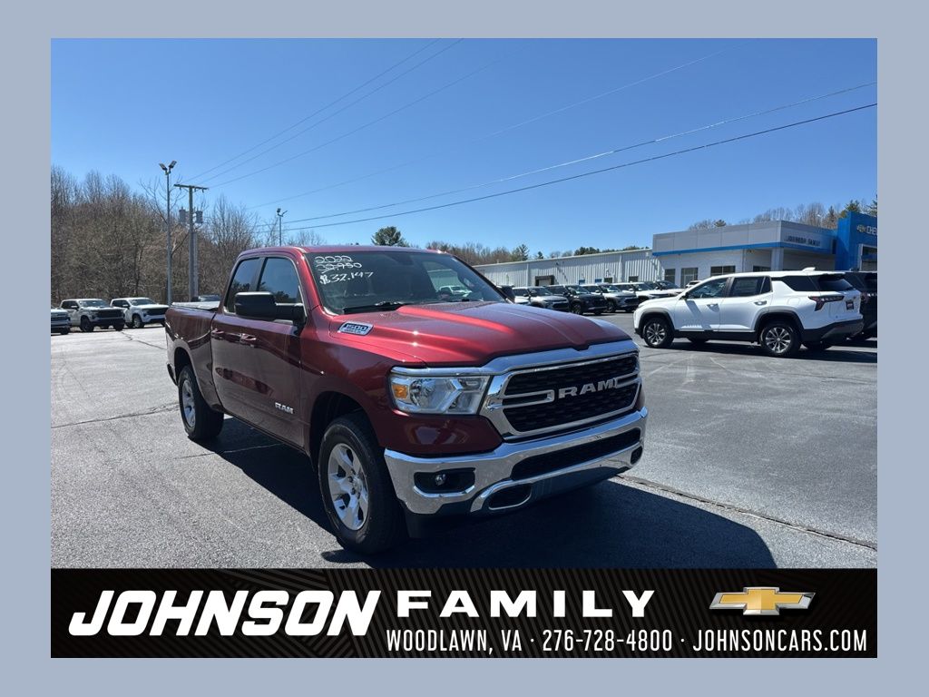 2022 RAM 1500 Big Horn Quad Cab 4WD