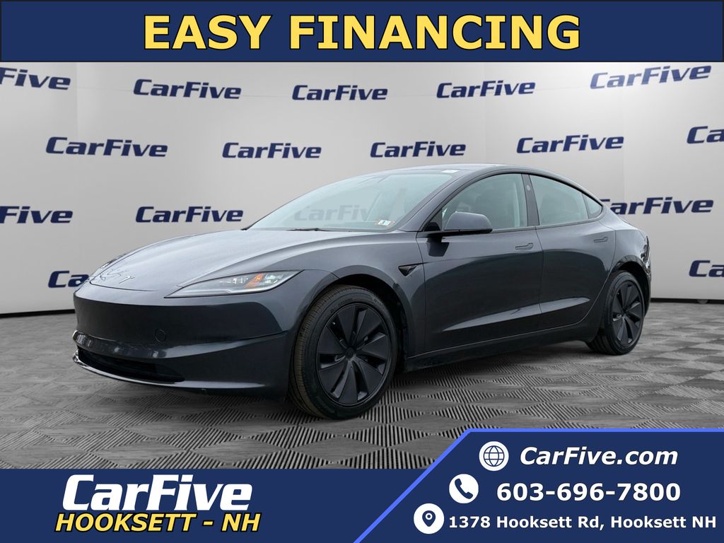 Gray 2024 Tesla Model 3 RWD Sedan Rear-Wheel Drive 1-Speed Automatic