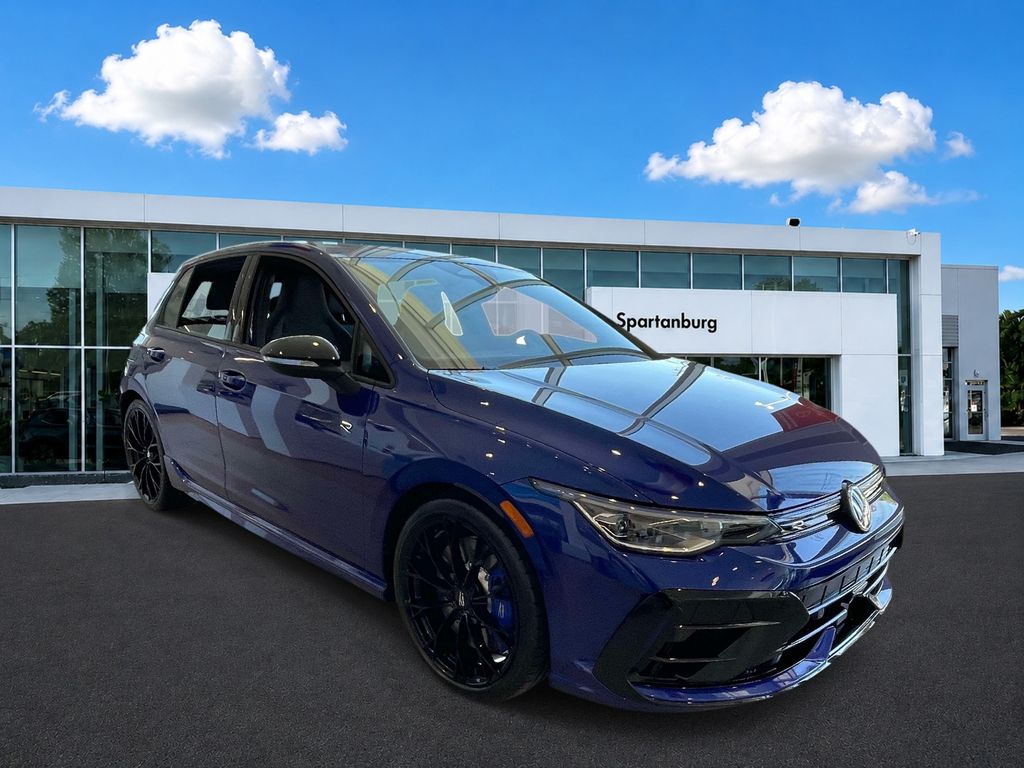 Blue 2026 Volkswagen Golf R Hatchback All-Wheel Drive 7-Speed Dual Clutch