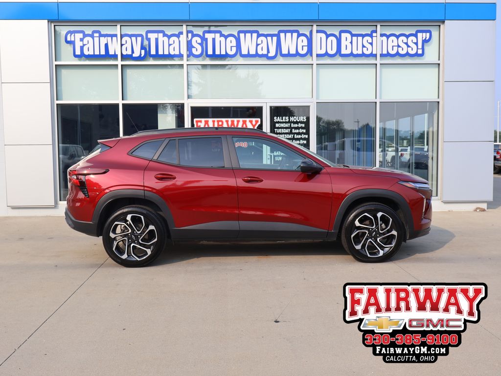 Red (Crimson Metallic) 2025 Chevrolet Trax SUV / Crossover Front-Wheel Drive 6-Speed Automatic