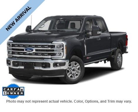 Black Metallic 2024 Ford F-250 Super Duty Lariat Crew Cab 4WD Pickup Truck Four-Wheel Drive Automatic
