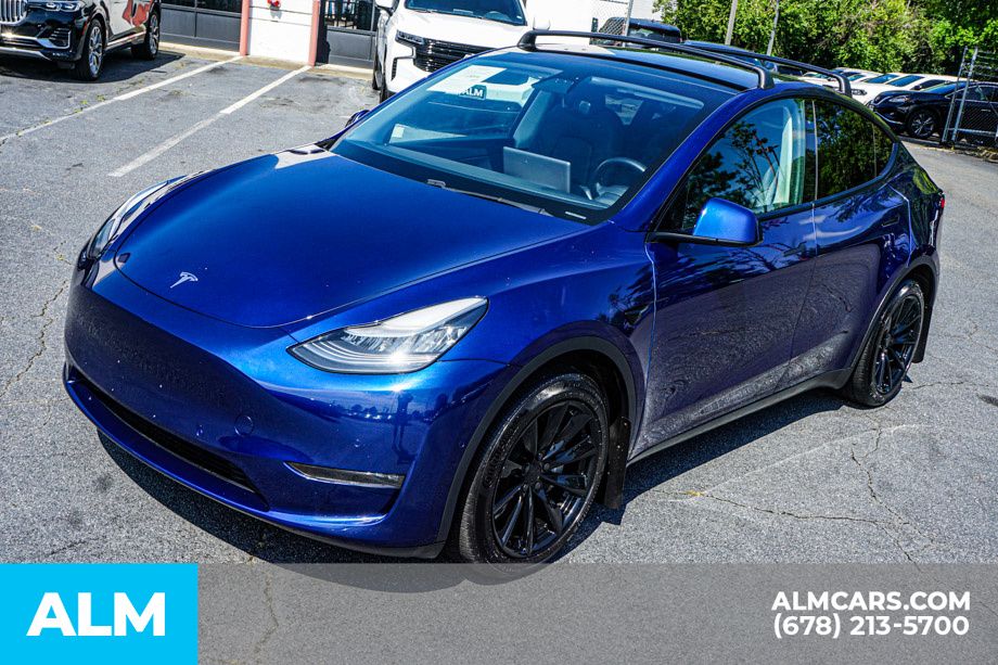 Used 2020 Blue Tesla Long Range image 14