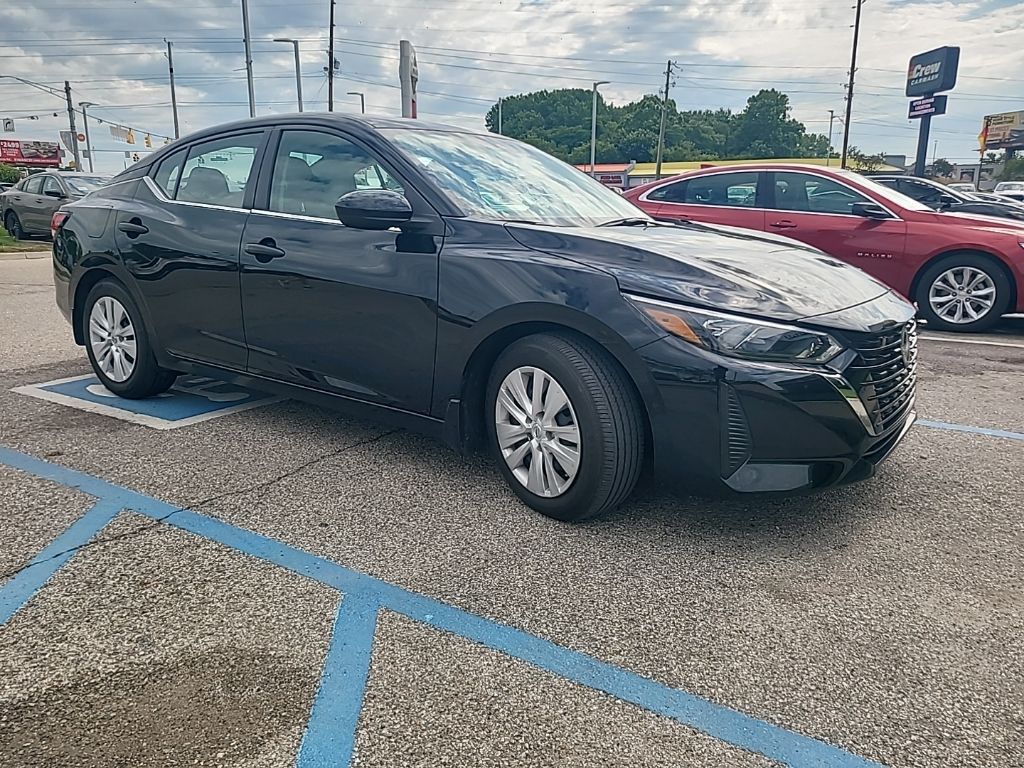 Super Black 2025 Nissan Sentra Sedan Front-Wheel Drive Continuously Variable Transmission