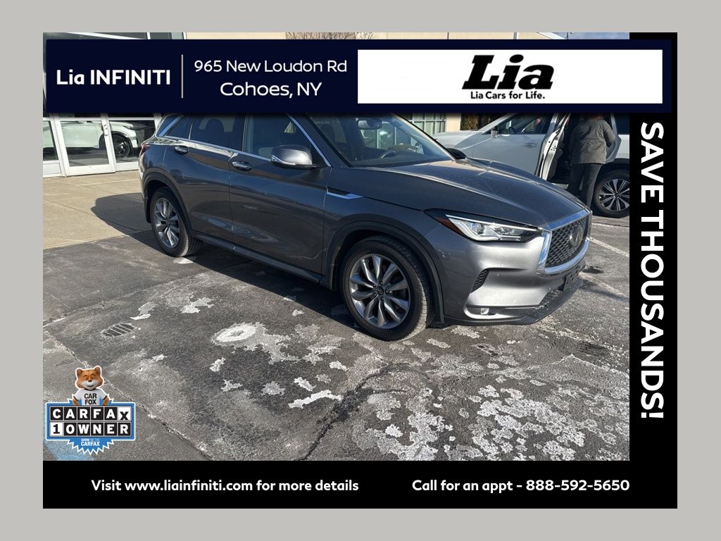 Gray (Graphite Shadow) 2022 INFINITI QX50 Essential AWD SUV / Crossover All-Wheel Drive Continuously Variable Transmission