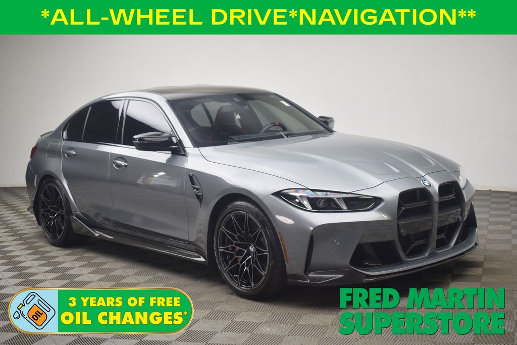 Skyscraper Gray Metallic 2025 BMW M3 Sedan All-Wheel Drive 8-Speed Automatic