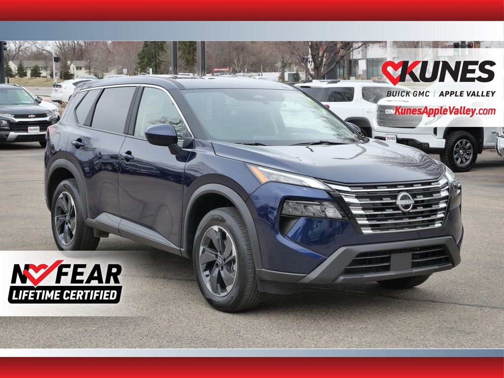 Deep Ocean Blue Pearl 2025 Nissan Rogue SV AWD SUV / Crossover All-Wheel Drive Continuously Variable Transmission
