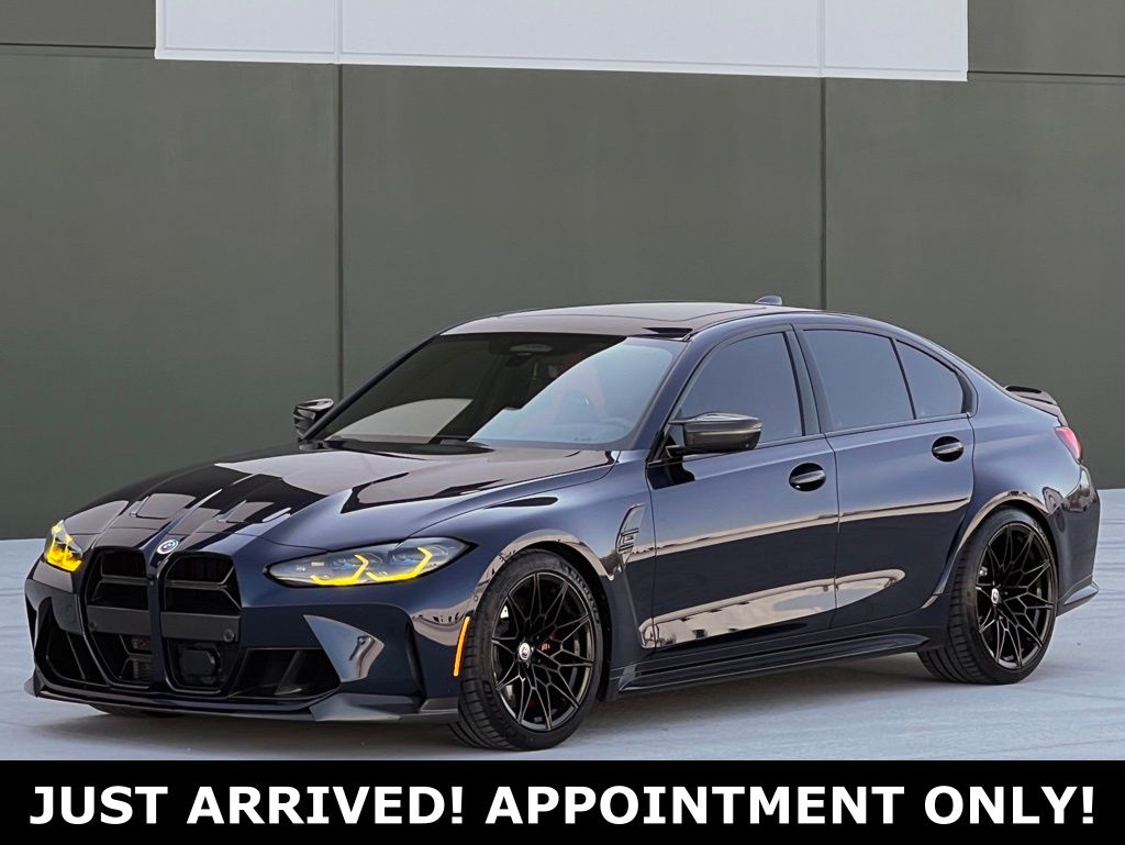 Tanzanite Blue II Metallic 2022 BMW M3 Competition xDrive AWD Sedan All-Wheel Drive 8-Speed Automatic