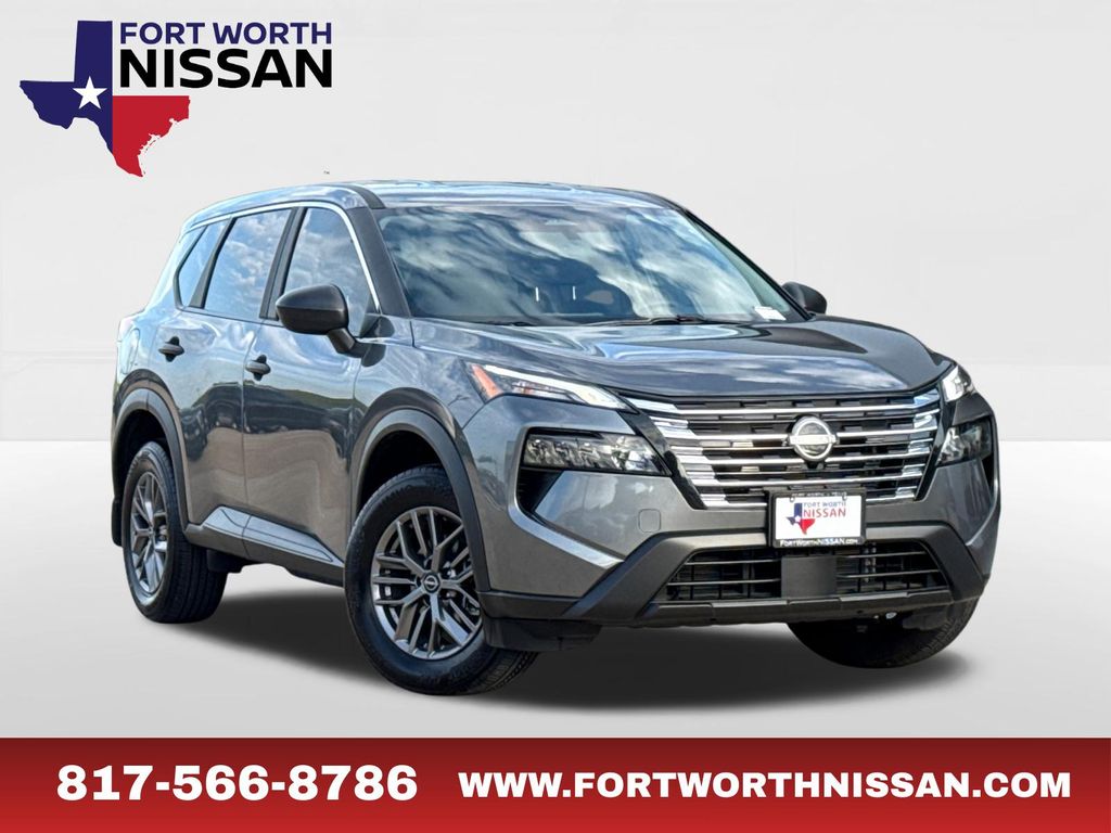 Gray (Gun Metallic) 2025 Nissan Rogue S FWD SUV / Crossover Front-Wheel Drive Continuously Variable Transmission