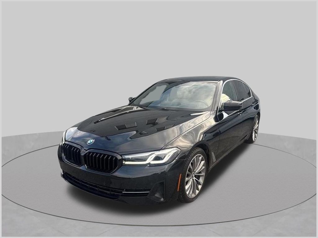 Jet Black 2023 BMW 5 Series Sedan Rear-Wheel Drive 8-Speed Automatic