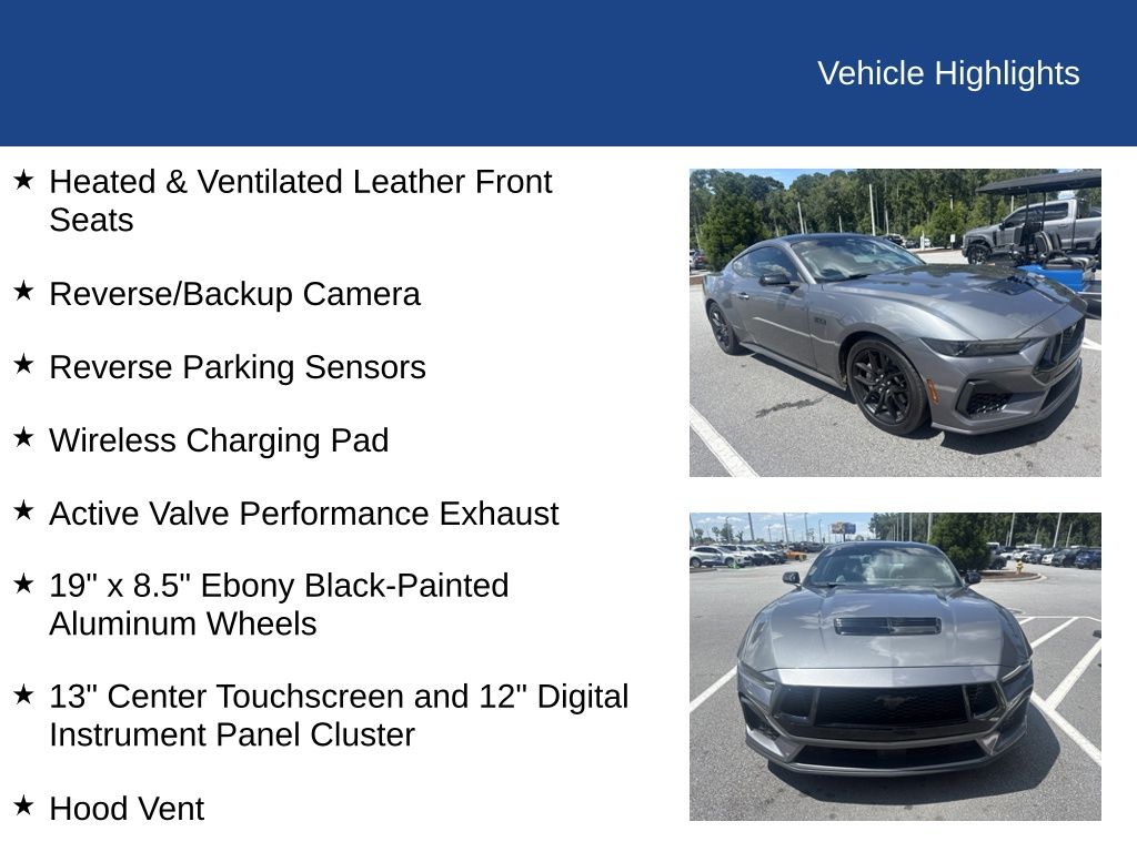2024 Ford Mustang GT Premium Fastback