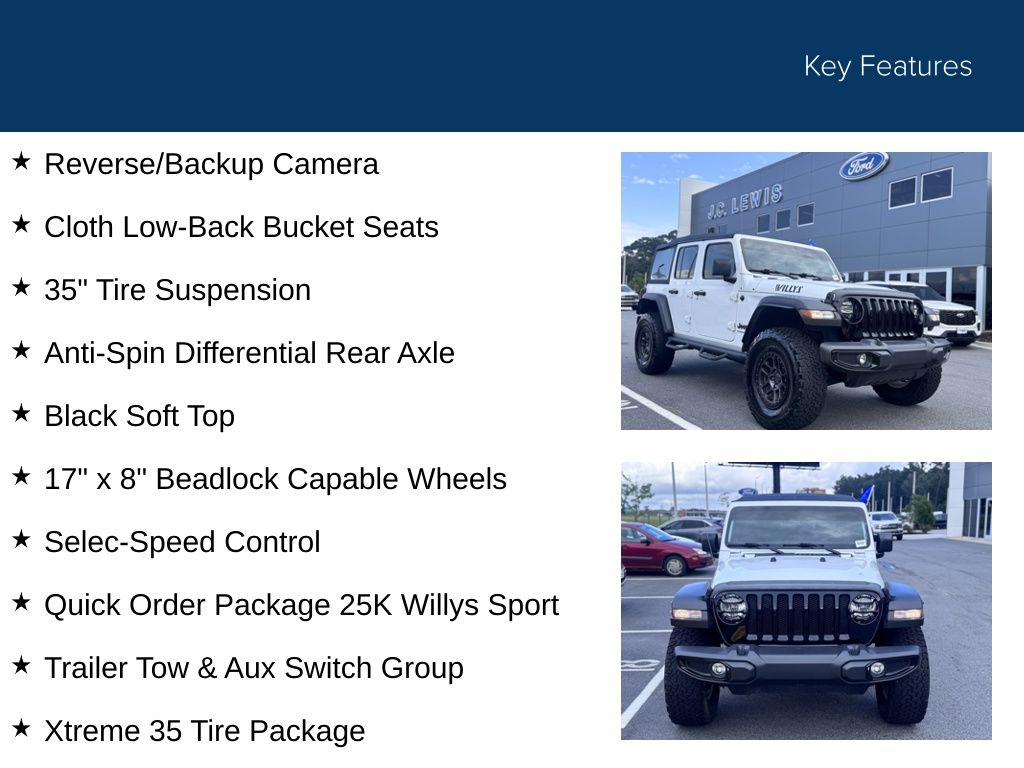 2023 Jeep Wrangler 4-Door Willys Sport 4x4