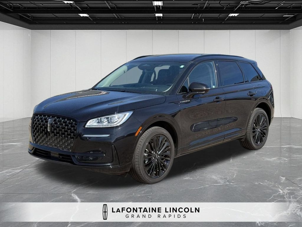 Infinite Black Metallic Clearcoat 2025 Lincoln Corsair SUV / Crossover All-Wheel Drive 8-Speed Automatic