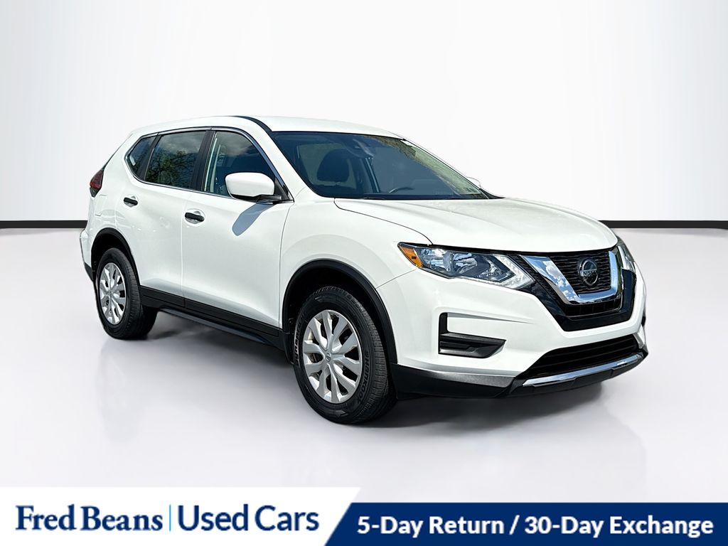 Glacier White 2020 Nissan Rogue S AWD SUV / Crossover All-Wheel Drive Continuously Variable Transmission