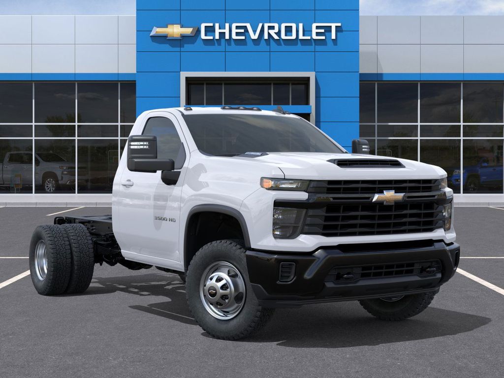New 2025 White Chevrolet Work Truck image 7
