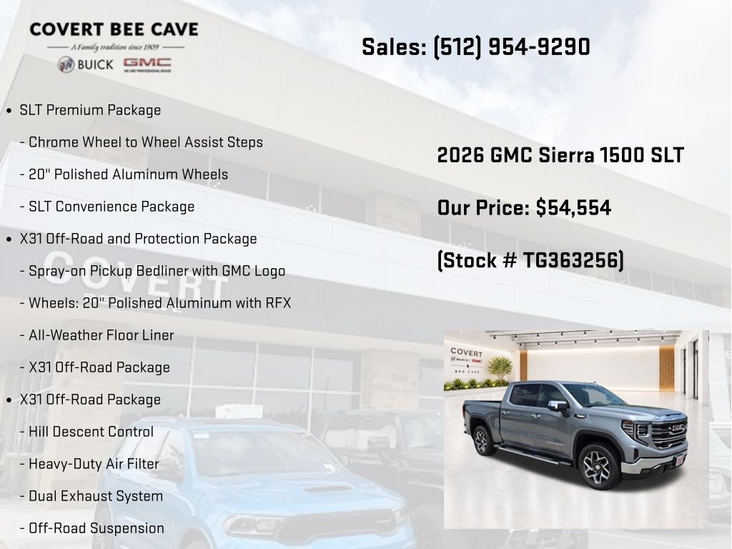 New 2026 Silver GMC SLT image 25