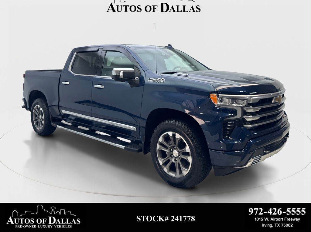 Northsky Blue Metallic 2023 Chevrolet Silverado 1500 Pickup Truck Four-Wheel Drive Automatic