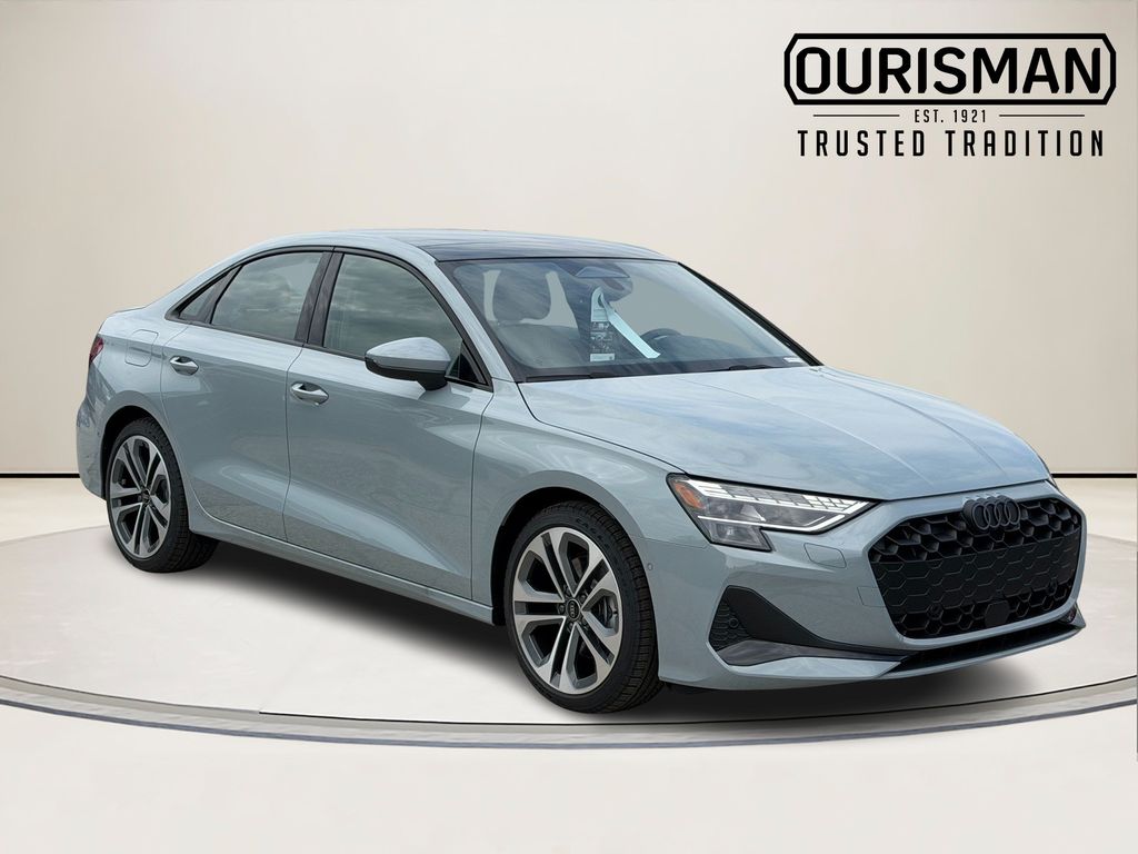 Arrow Gray Pearl Effect 2026 Audi A3 Sedan All-Wheel Drive 7-Speed Automatic