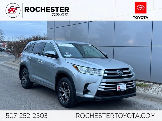 Celestial Silver Metallic 2017 Toyota Highlander Hybrid LE SUV / Crossover All-Wheel Drive Continuously Variable Transmission