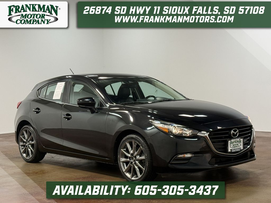 Jet Black Mica 2018 Mazda MAZDA3 Hatchback Front-Wheel Drive 6-Speed Automatic