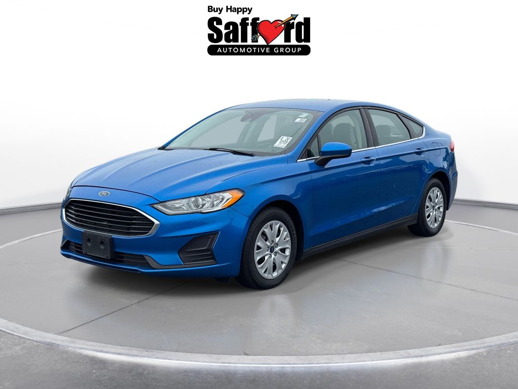 Blue Metallic 2020 Ford Fusion S FWD Sedan Front-Wheel Drive 6-Speed Automatic