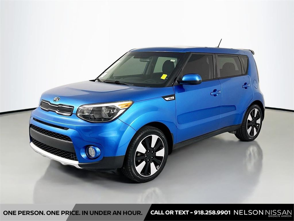 Carribean Blue 2017 Kia Soul + Wagon Front-Wheel Drive 6-Speed Automatic