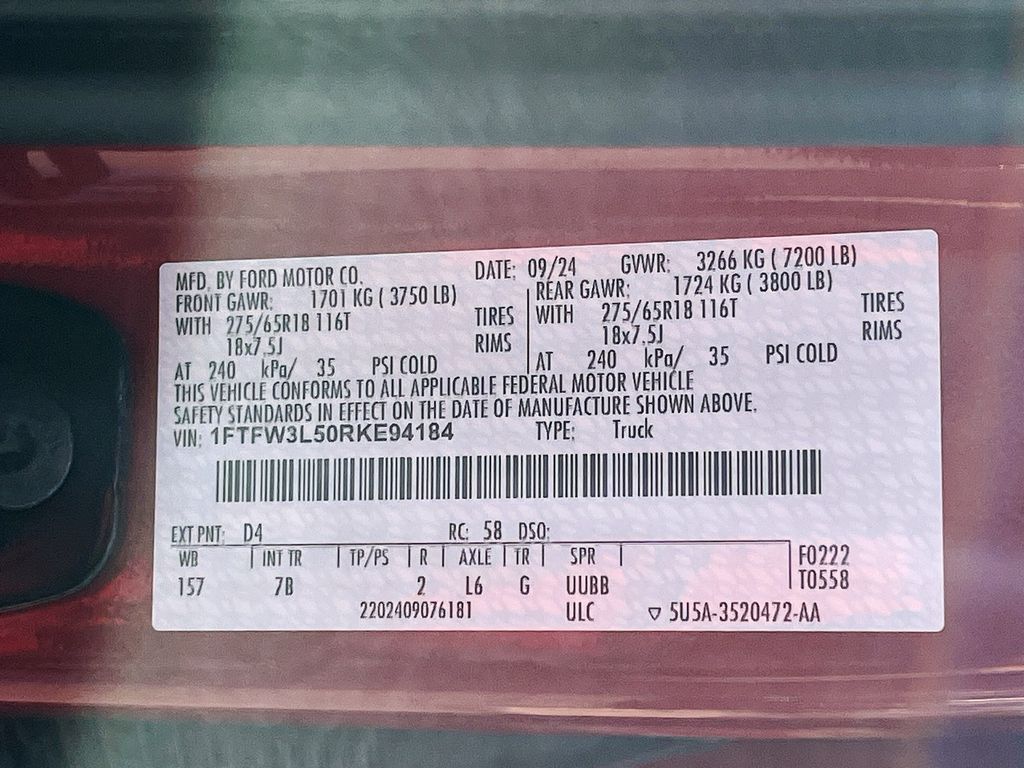 Used 2024 Red Ford XLT image 31