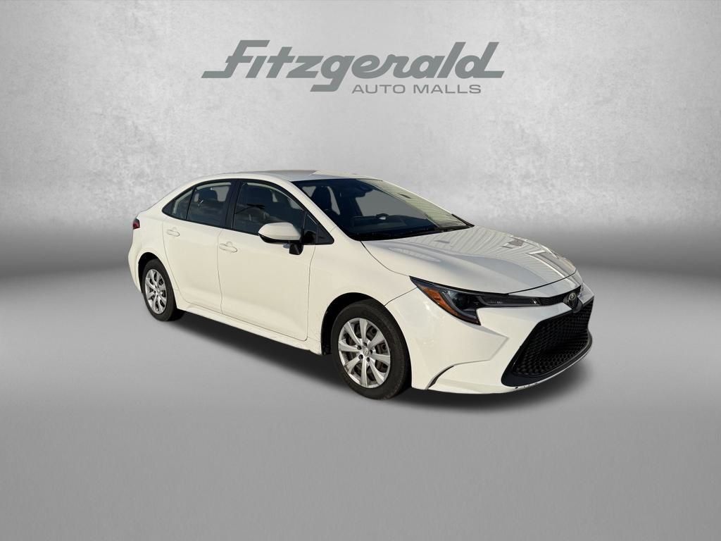 Super White 2021 Toyota Corolla Sedan Front-Wheel Drive Continuously Variable Transmission