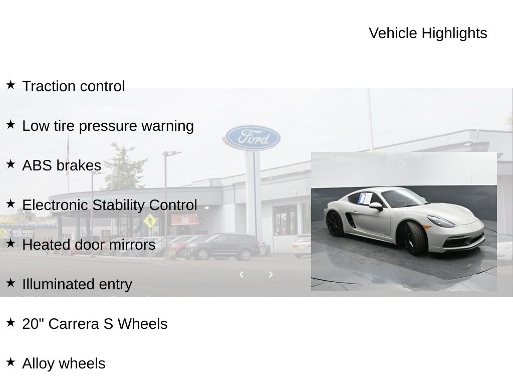 2018 Porsche 718 Cayman GTS