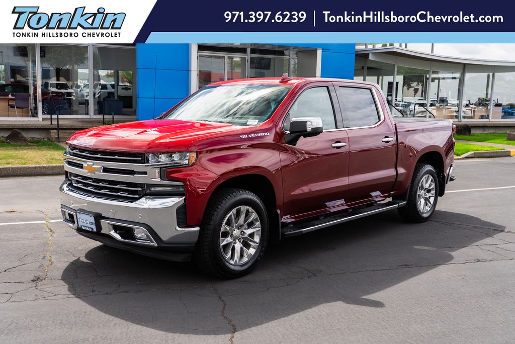 Cajun Red Tintcoat 2020 Chevrolet Silverado 1500 Pickup Truck Four-Wheel Drive Automatic