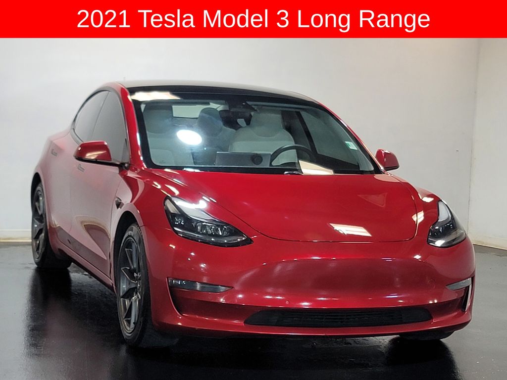 Used 2021 Tesla Model 3 Base with VIN 5YJ3E1EBXMF056372 for sale in Topeka, KS