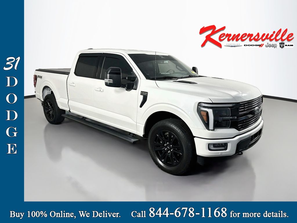 White Metallic 2025 Ford F-150 Pickup Truck Four-Wheel Drive Automatic