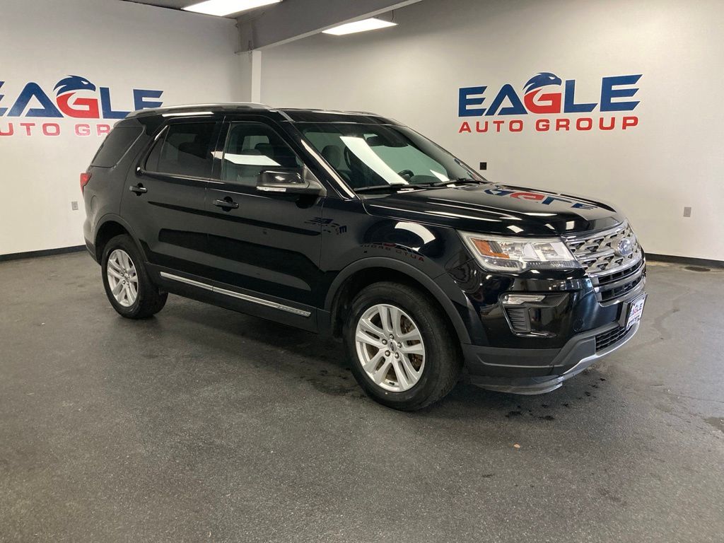 Shadow Black 2018 Ford Explorer SUV / Crossover All-Wheel Drive 6-Speed Automatic