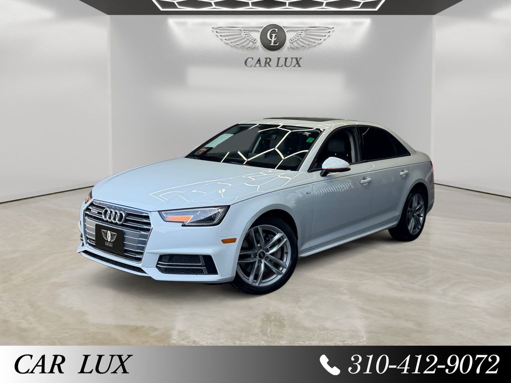 Ibis White 2017 Audi A4 Sedan All-Wheel Drive 7-Speed Automatic